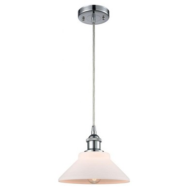 Orwell - 1 Light Cord Hung Mini Pendant In Industrial Style-6.5 Inches Tall and 8.38 Inches Wide