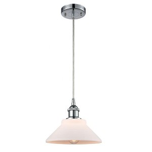 Orwell - 1 Light Cord Hung Mini Pendant In Industrial Style-6.5 Inches Tall and 8.38 Inches Wide - 1 of 1