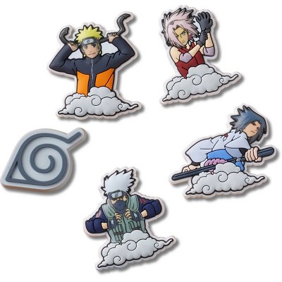 Crocs Jibbitz Naruto Uzumaki Anime Shoe Charms 5pk