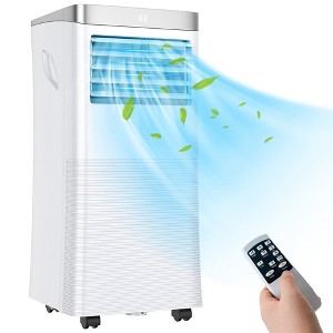 Tangkula 3-in-1 Portable Air Conditioner 10,000 BTU ASHRAE Air Cooler w/ 24H Timer - 1 of 4