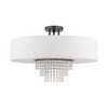 Livex Lighting Carlisle 5 - Light Semi-Flush Mount in  English Bronze - 3 of 4
