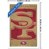 Trends International NFL San Francisco 49ers - Logo 25 Framed Wall Poster Prints - 3 of 4