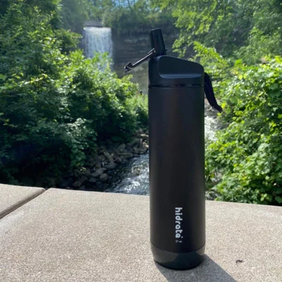 user image by HidrateSpark Team, HidrateSpark PRO 21oz Vacuum Insulated Stainless Steel Bluetooth Smart Water Bottle with Chug Lid