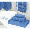 American Soft Linen Luxury Turkish 3 Piece Towel Set, 100% Cotton Soft Absorbent Bath Towels for Bathroom - 2 of 4