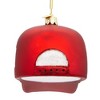 Kurt Adler Noble Gems Glass Ornament for Christmas Tree, Veteran's Hat - 3 of 3
