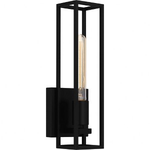 Quoizel Lighting Leighton 1 - Light Sconce in  Matte Black - 1 of 4