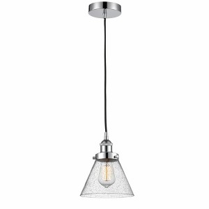 Cone - 1 Light Mini Pendant In Industrial Style-9.75 Inches Tall and 7.75 Inches Wide - 1 of 1