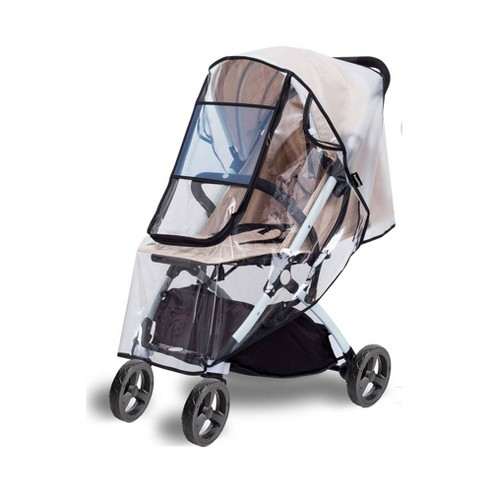 Hoovy Universal Stroller Rain Cover with Breathable Bug Net