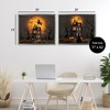 Stupell Industries Haunted Houses with Moon 2pc Floating Frame Art Set - 3 of 4