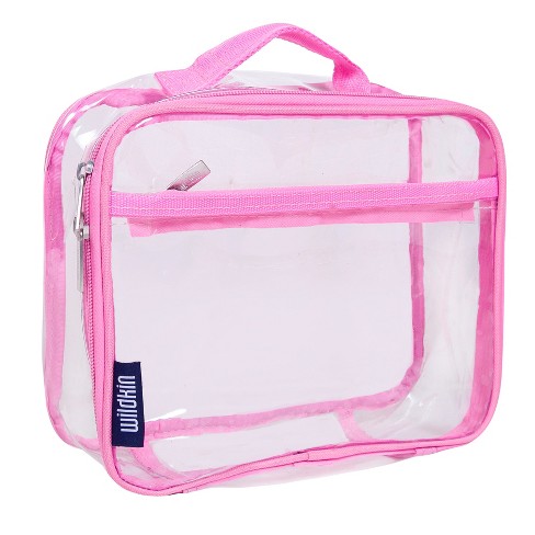 A.TO.Z.MONS Clear Lunch Bag, Clear Lunch Box transparent bag Stadium  Approved Clear Lunch Bag for Men and Women, 9X5X10.5(Pink) - Yahoo  Shopping