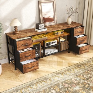 brown dresser tv stand Rexburg TV Stand (Brown) – Fully Furnished main image 0