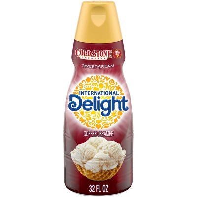International Delight Cold Stone Creamery Sweet Cream Coffee Creamer - 1qt Bottle