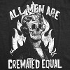 Mens All Men Are Cremated Equal T Shirt Funny Halloween Party Tee For Guys - Crazy Dog Men's T Shirt - 2 of 4