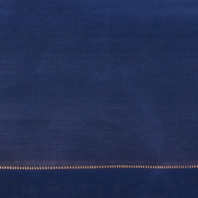Navy Blue Square Hemstitch Border Polyester Tablecloth
