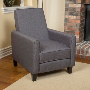 Mid-Century Modern Leather Push Back Recliner Chair for Adults, Accent Chair for Living, CENGHU Upholstered Single Sofa Chair for Elegant Home Decor - 1 of 4