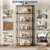 71" Book Shelf, 6 Tier Bookcase, Modern Tall Bookshelf, Free Standing Storage Shelving Unit for Bedroom Home Office Kitchen Living Room - 2 of 4