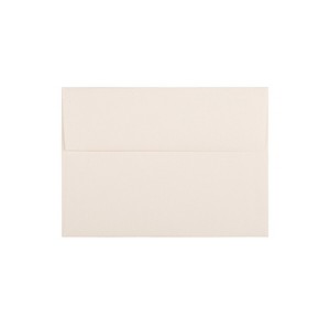 JAM Paper A7 Strathmore Invitation Envelopes 5.25 x 7.25 Natural White Linen 25/Pack (82011) - 1 of 2