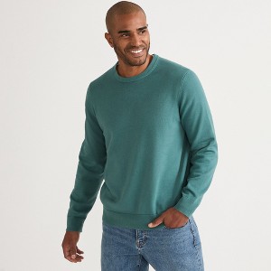 Lands' End Men's Fine Gauge Cotton Crew Neck Sweater - 1 of 4