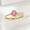Pure Collection by Ross-Simons 0.60 Carat Pink Topaz Ring With Diamond Accents in 14kt Yellow Gold - 4 of 4