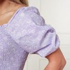 Hope & Henry Womens' Bubble Sleeve Smocked Bodice Dress - 2 of 4