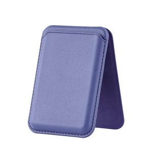 Entronix Leather Magnetic Wallet Attachment for MagSafe & Magnetic Phone Cases – Slim Card Holder Phone Accessory - 1 of 4