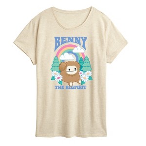 Women's - Squishmallows - Benny The Bigfoot Short Sleeve Graphic T-Shirt - 1 of 4