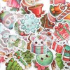 Unique Bargains Waterproof Nordic Christmas Stickers Colorful 1.57"-3.15" 50 Pcs - 4 of 4