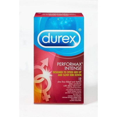 Durex Performax Intense Ultra Thin Lube Condoms - 12ct