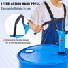 VEVOR Drum Pump, 9.5 oz. Per Stroke, Lever-Action Barrel Pump, Fits 5-55 Gallon Drums with 3-Section Suction Tube Assembly & Hose, Hand Operated - 4 of 4