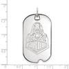 Black Bow Jewelry 10k White Gold Purdue Boilermakers NCAA Large Pendant - 2 of 3