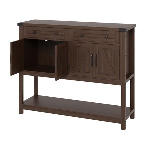 47.2inch Large Sideboard Buffet Cabinet, Farmhouse Coffee Bar Cupboard Cabinet Storage, Wood Console Table with 2 Drawers for Kitchen Living Room - 1 of 4
