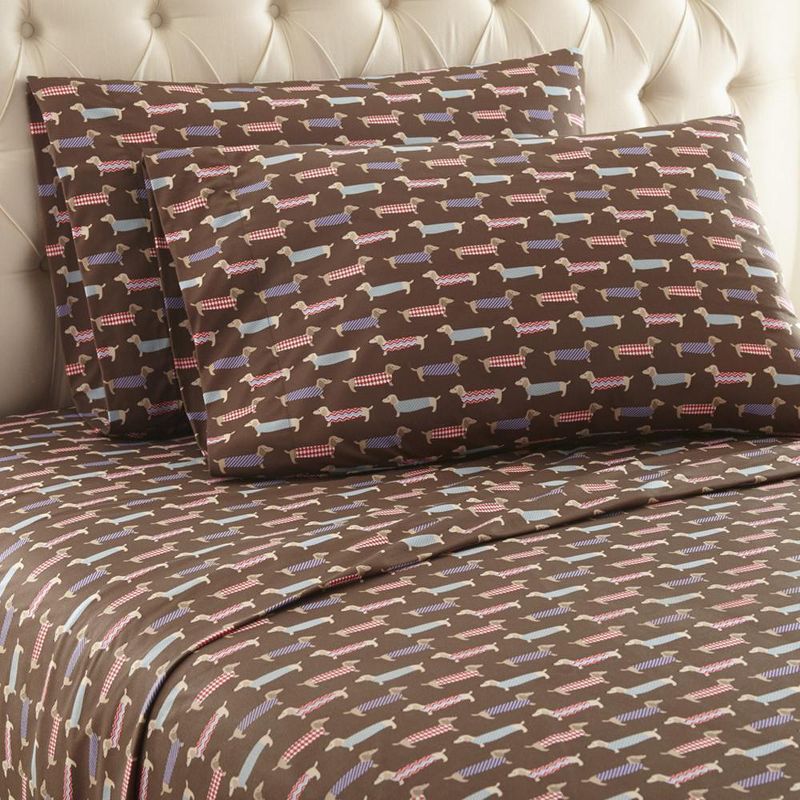 Shavel Micro Flannel Printed Sheet Set - Best in Show, 1 of 5