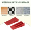 Unique Bargains ABS Anti-Slip Mini Size Wide Applications Door Stop 6 Pcs - 4 of 4