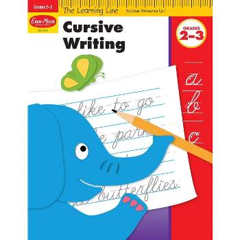 Learning Line: Cursive Writing, Grade 2 - 3 Workbook - by  Evan-Moor Educational Publishers (Paperback)