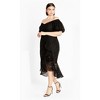 Women's Plus Size Lace Lily Dress - black | CITY CHIC - 2 of 4