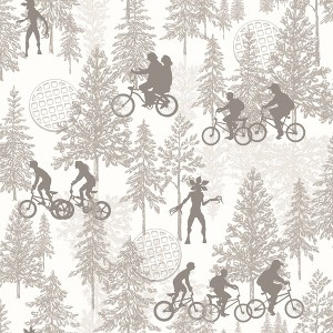 Netflix Stranger Things Hawkins Woods Peel and Stick Kids' Wallpaper - RoomMates - 1 of 4