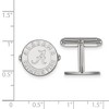 Black Bow Jewelry Sterling Silver Alabama Crimson Tide NCAA Cuff Links - 2 of 3