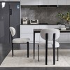 Ridstar 2 Piece Modern Dining Chairs, Armless Chair For Dining Room-Beige - 3 of 4