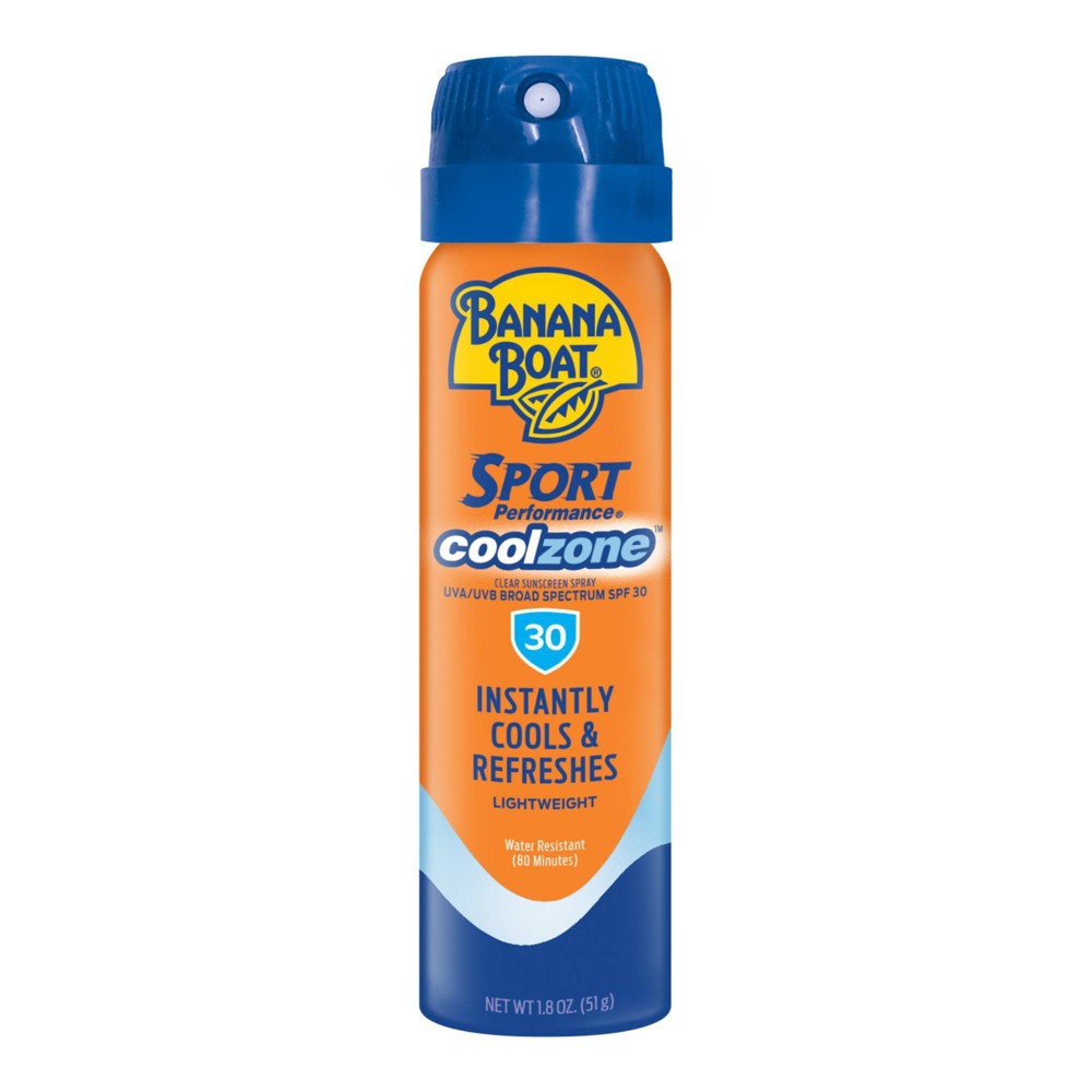 UPC 079656051643 product image for Banana Boat Sport CoolZone Clear Sunscreen Spray - SPF 30 - 1.8oz | upcitemdb.com