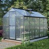 Aoodor Walk-In Greenhouse Polycarbonate Panel Hobby Greenhouses With Aluminum Frame Heavy Duty - 2 of 4
