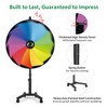 WinSpin 48" Large Giant Prize Wheel w/ Mobile Base Spinning 12 Slots Trade Show - 4 of 4