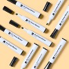 10pk Chisel Tip Dry Erase Markers Black - up&up™ - 2 of 4