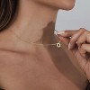 Delicate Heart Pendant Necklace, 14K Gold Plated Dainty Chain, Gift for Women - 4 of 4