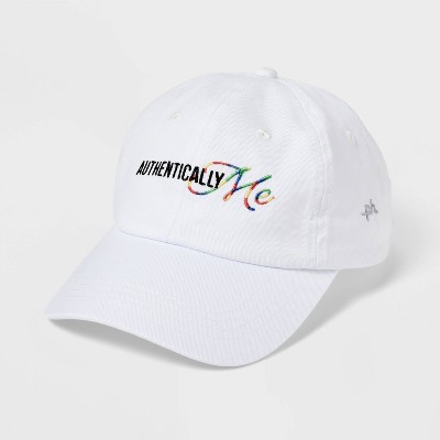 Pride Adult PHLUID Project Authentic Capsule 'Authentically Me' Baseball Hat - White
