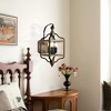 Bella Depot 4-Light Vintage Cage Wood Wall Light - 4 of 4