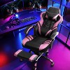 Costway Office Computer Desk Chair Gaming Chair Adjustable Swivel w/Footrest - 2 of 4