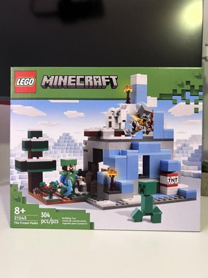 Lego Minecraft The Frozen Peaks Cave Mountain Set 21243 Target