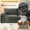 PAGED Convertible Sofa Bed, Modern Cloud Sofa, Pull-Out Sleeper Sofa with Storage, USB Port, 2-In-1 Pillow for Apartment, Living Room - 3 of 4