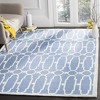 Bella BEL137 Hand Tufted Area Rug Blue / Ivory 8' X 10' - Safavieh. - 2 of 4
