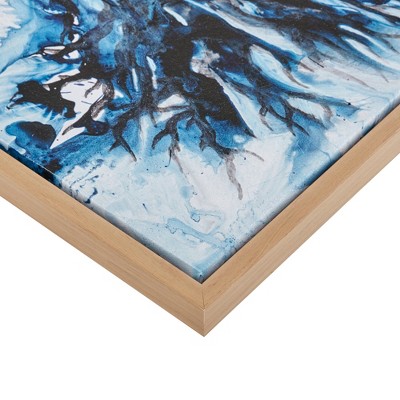 Blue Seascape Nature Vistas Framed Canvas Set of Four